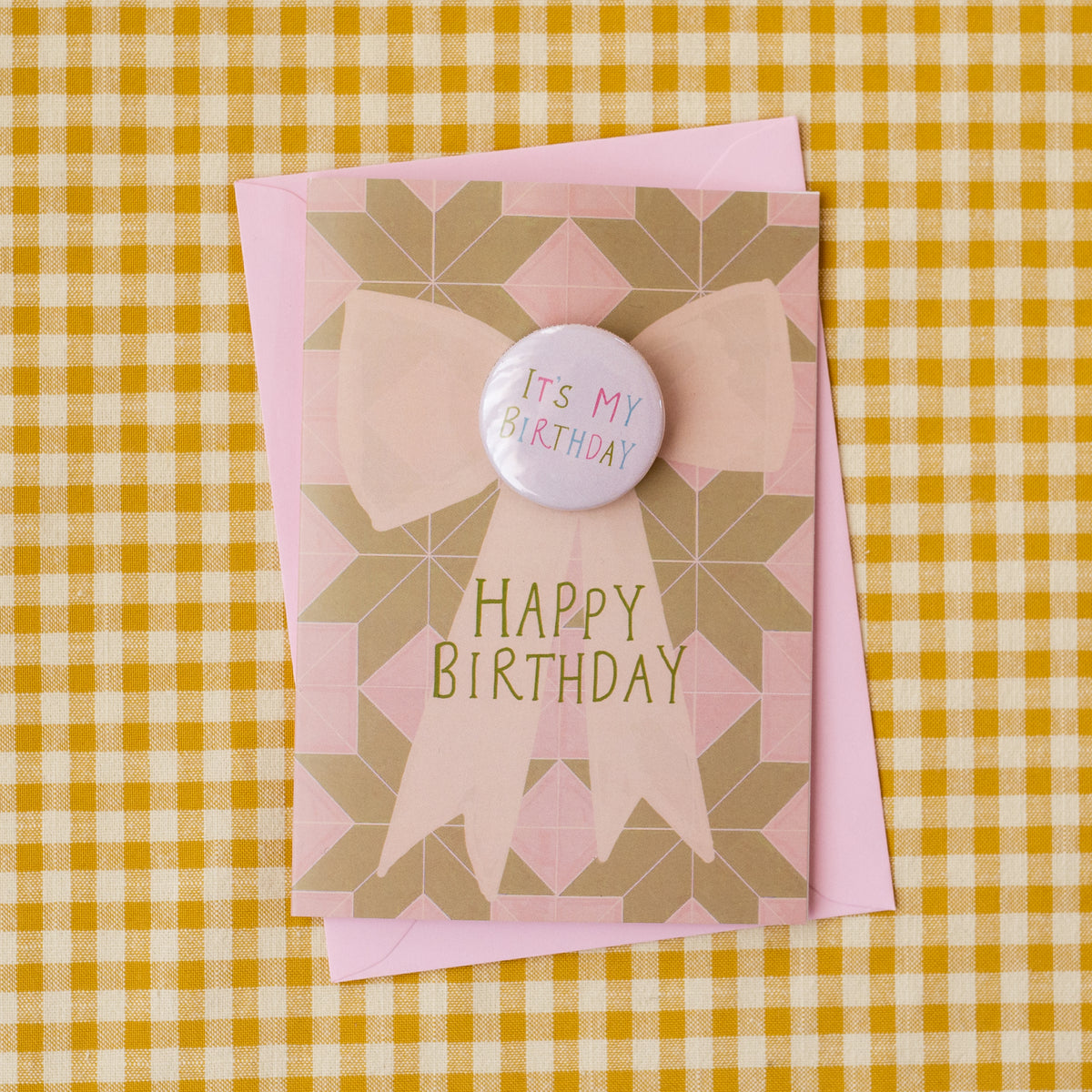 DISCONTINUED - 'It's My Birthday Mini Badge Card