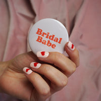 Simple Bridal Party 'Bridesmaid' Party Badges