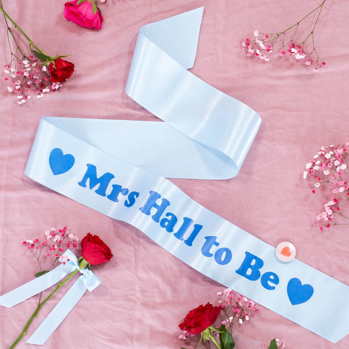 'Bride to Be' Hearts Hen Party Sash - Other Colours Available