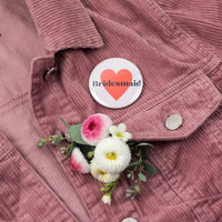Personalised Hearts Hen Party Badges