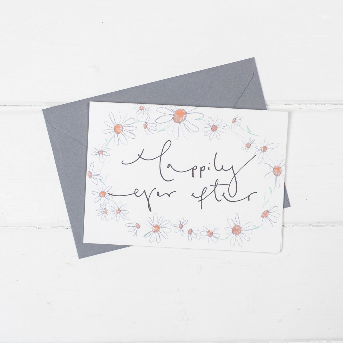 'Happily Ever After' Daisy Chain Card