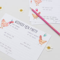 'Party Hens' Hen Party Memory + Advice Game