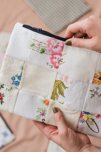 Special Edition One Off Patchwork Pouch - Last Few at a Special Price